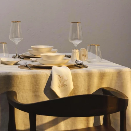 Meringue Kristal Beyaz Şarap Kadehi 350 cc - 4