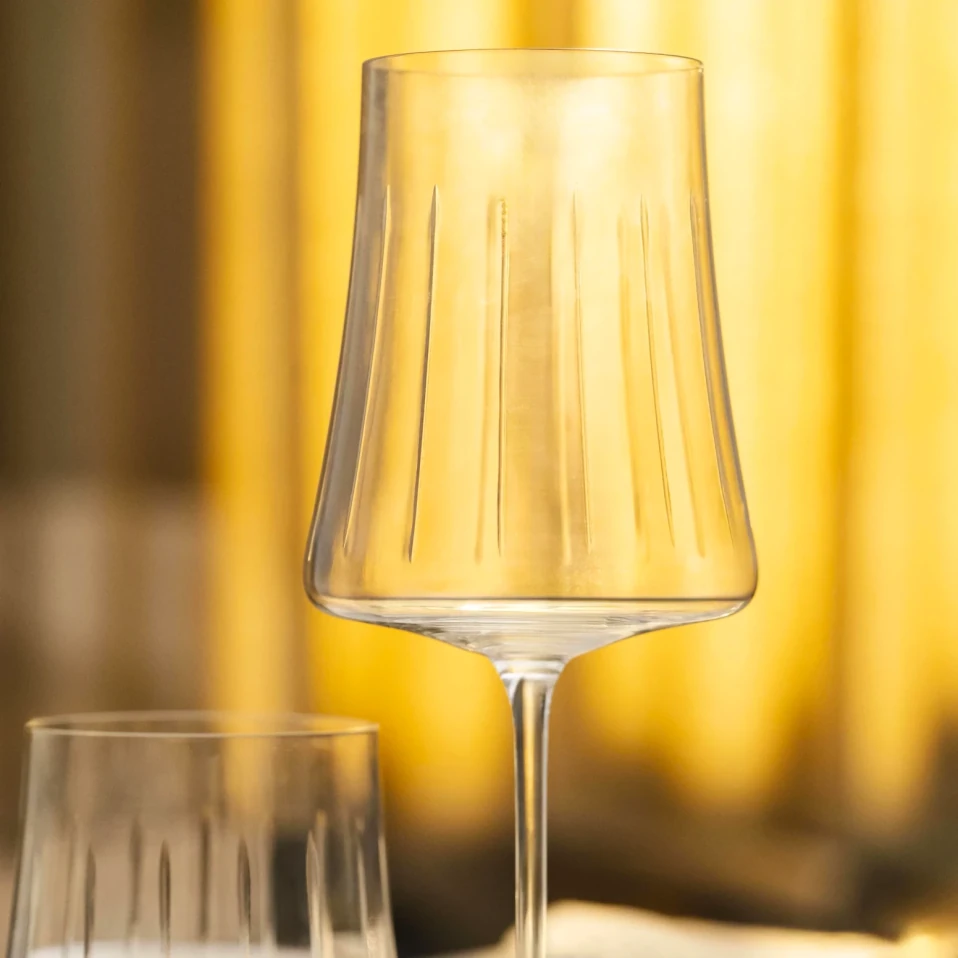 Moena Kristal Beyaz Şarap Kadehi 360 cc - 3