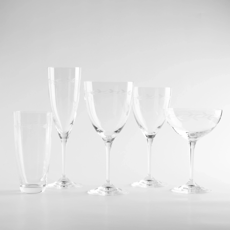 Rythym 4'lü Kristal Beyaz Şarap Kadehi 250 cc - 4