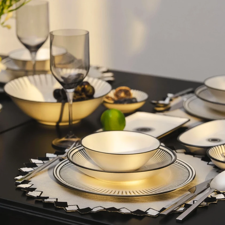 Sunset Kristal Beyaz Şarap Kadehi Antrasit 330 cc - 4