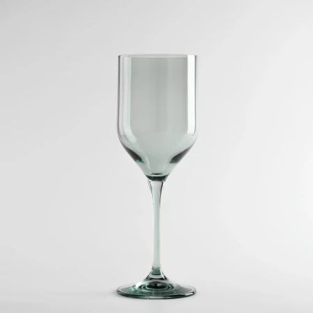 Sunset Kristal Beyaz Şarap Kadehi Koyu Yeşil 330 cc - 1