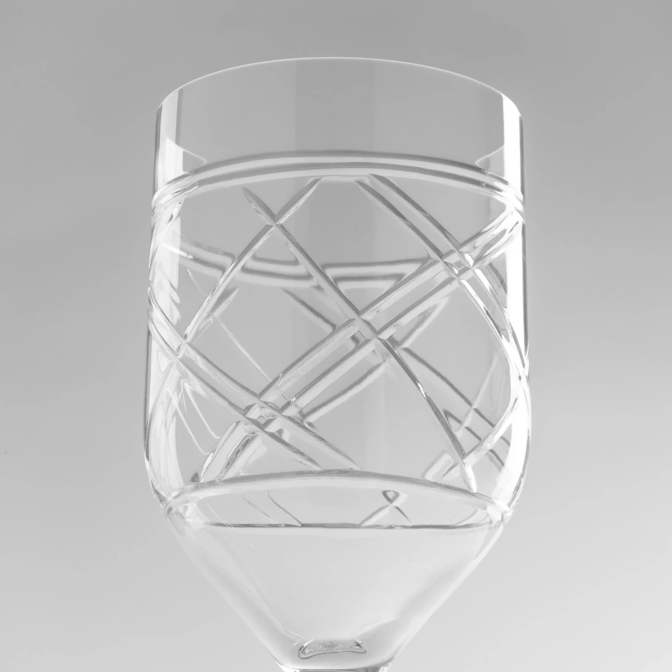 Yvette Kristal Beyaz Şarap Kadehi 330 cc - 2