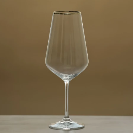 Meringue Kristal Kırmızı Şarap Kadehi 550 cc - 1