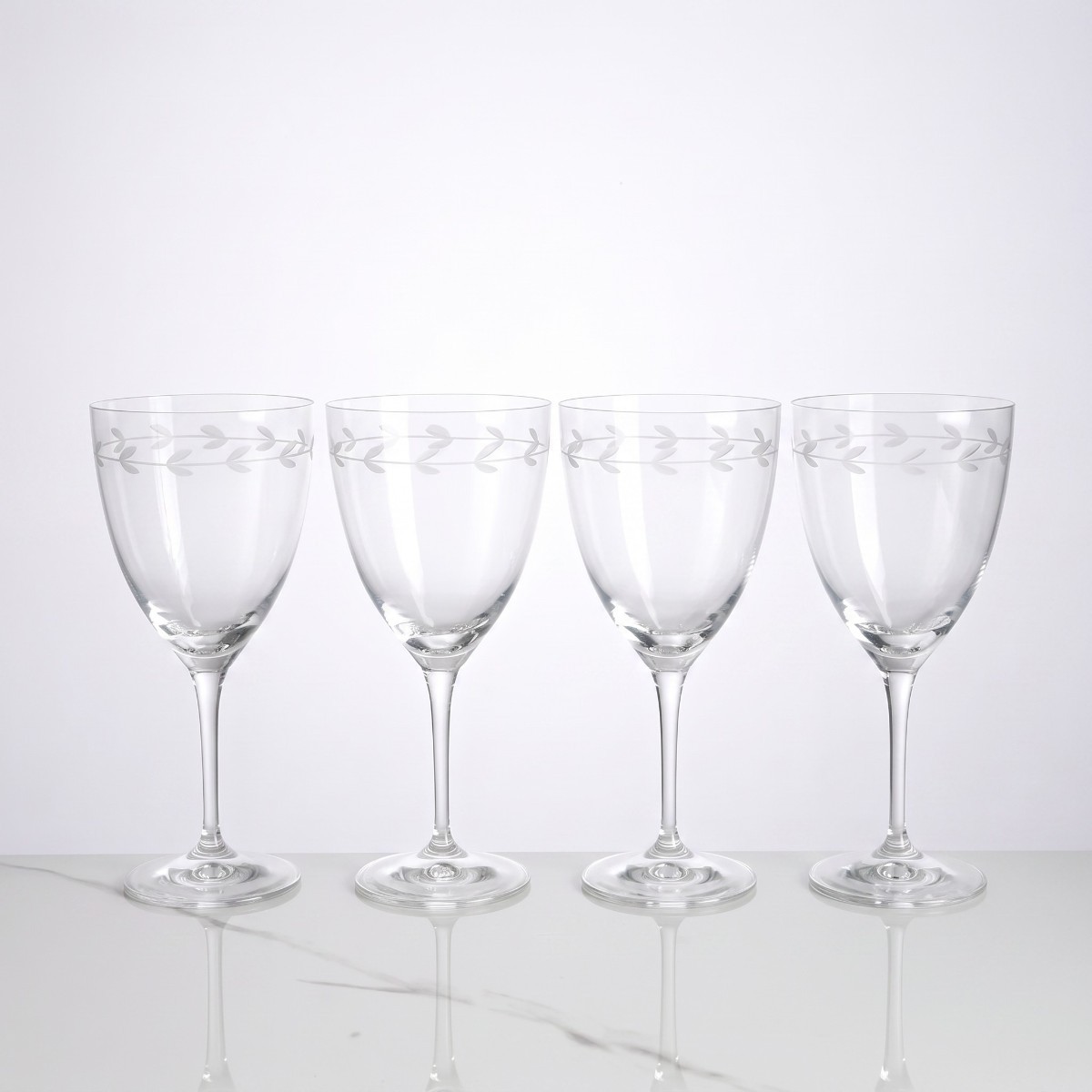 Rythym 4'lü Kristal Kırmızı Şarap Kadehi 400 cc - 1