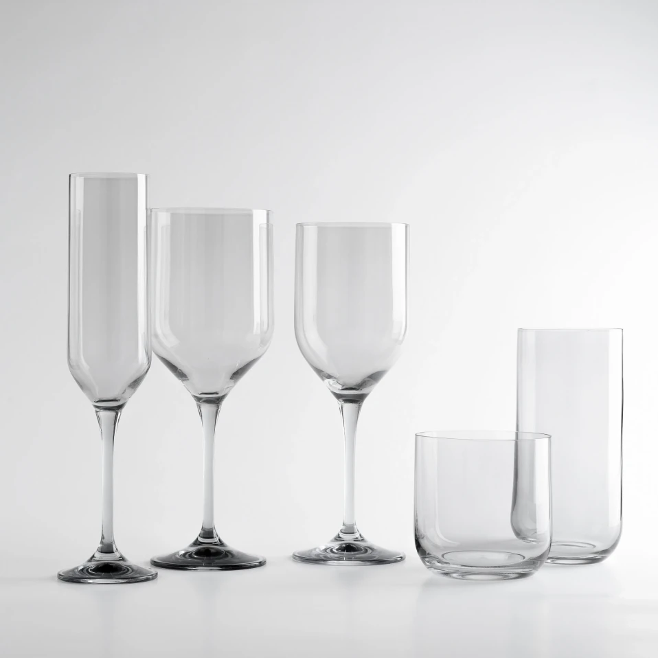 Sunset Kristal Kırmızı Şarap Kadehi Antrasit 400 cc - 5