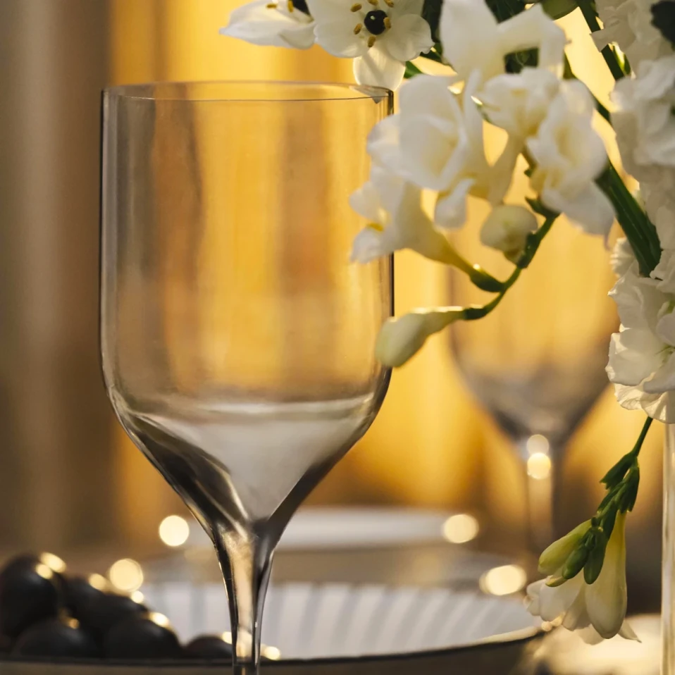 Sunset Kristal Kırmızı Şarap Kadehi Antrasit 400 cc - 3