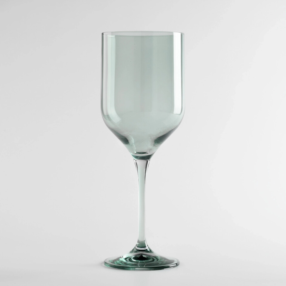 Sunset Kristal Kırmızı Şarap Kadehi Koyu Yeşil 400 cc - Qua Home