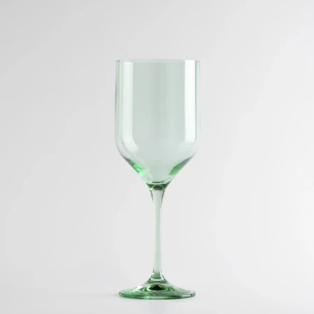 Sunset Kristal Kırmızı Şarap Kadehi Yeşil 400 cc - 1
