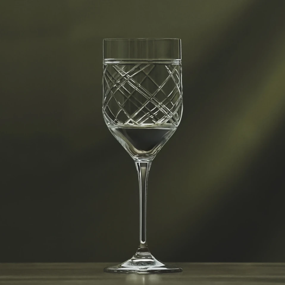 Yvette Kristal Kırmızı Şarap Kadehi 400 cc - 1