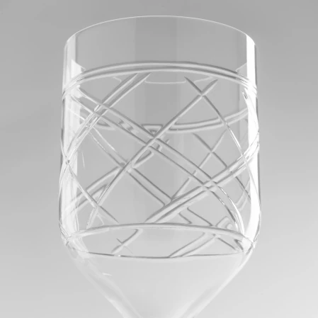 Yvette Kristal Kırmızı Şarap Kadehi 400 cc - 2