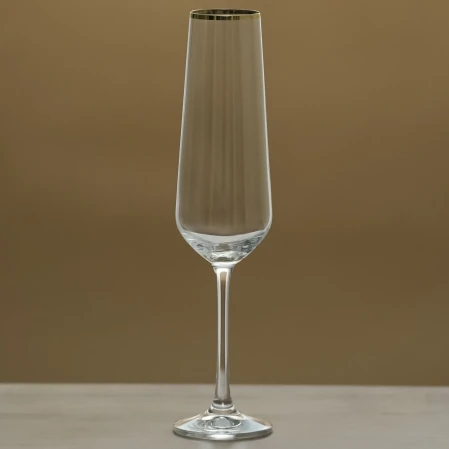 Meringue Kristal Şampanya Kadehi 200 cc - 1