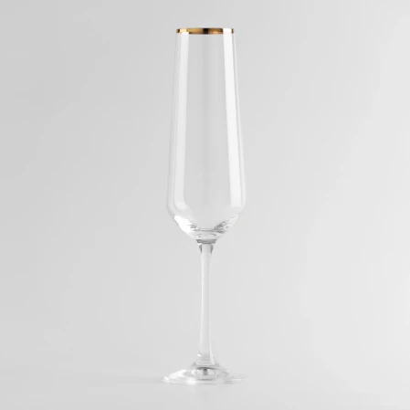 Meringue Kristal Şampanya Kadehi 200 cc - 3