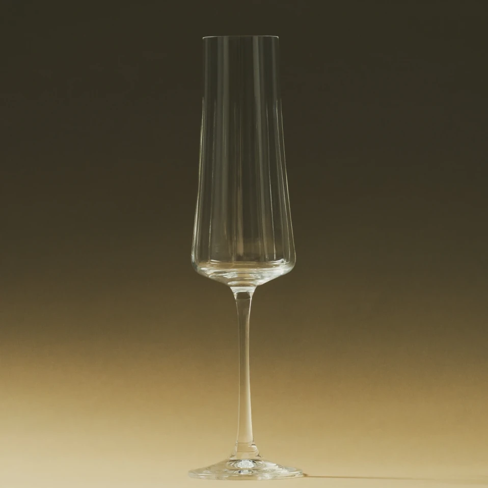 Moena Kristal Şampanya Kadehi 210 cc - 1