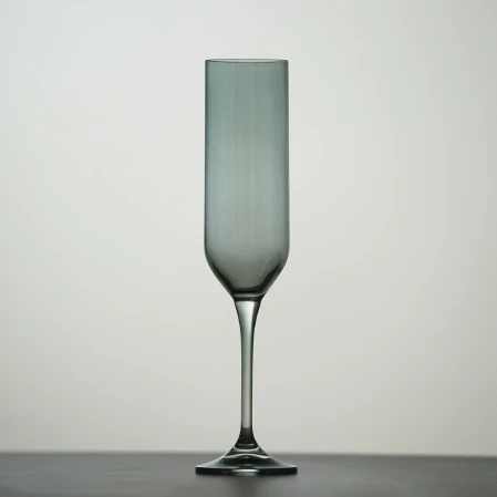 Sunset Kristal Şampanya Kadehi Koyu Yeşil 200 cc - 2