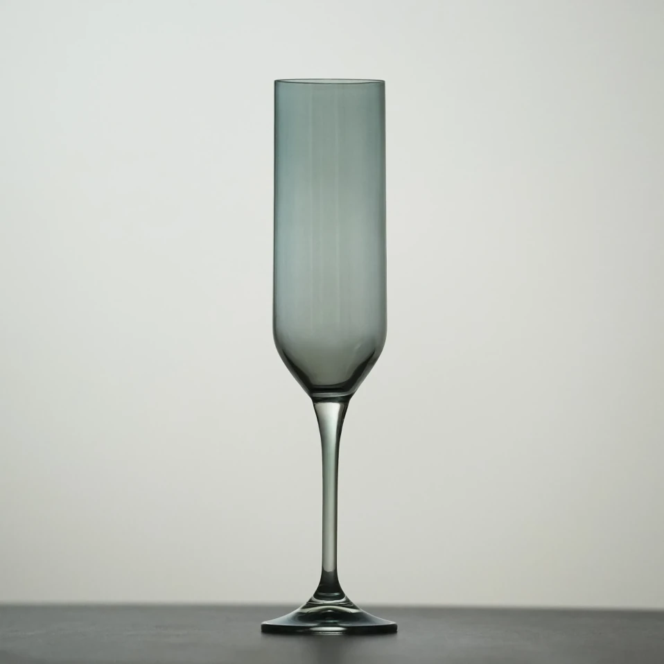 Sunset Kristal Şampanya Kadehi Koyu Yeşil 200 cc - 2