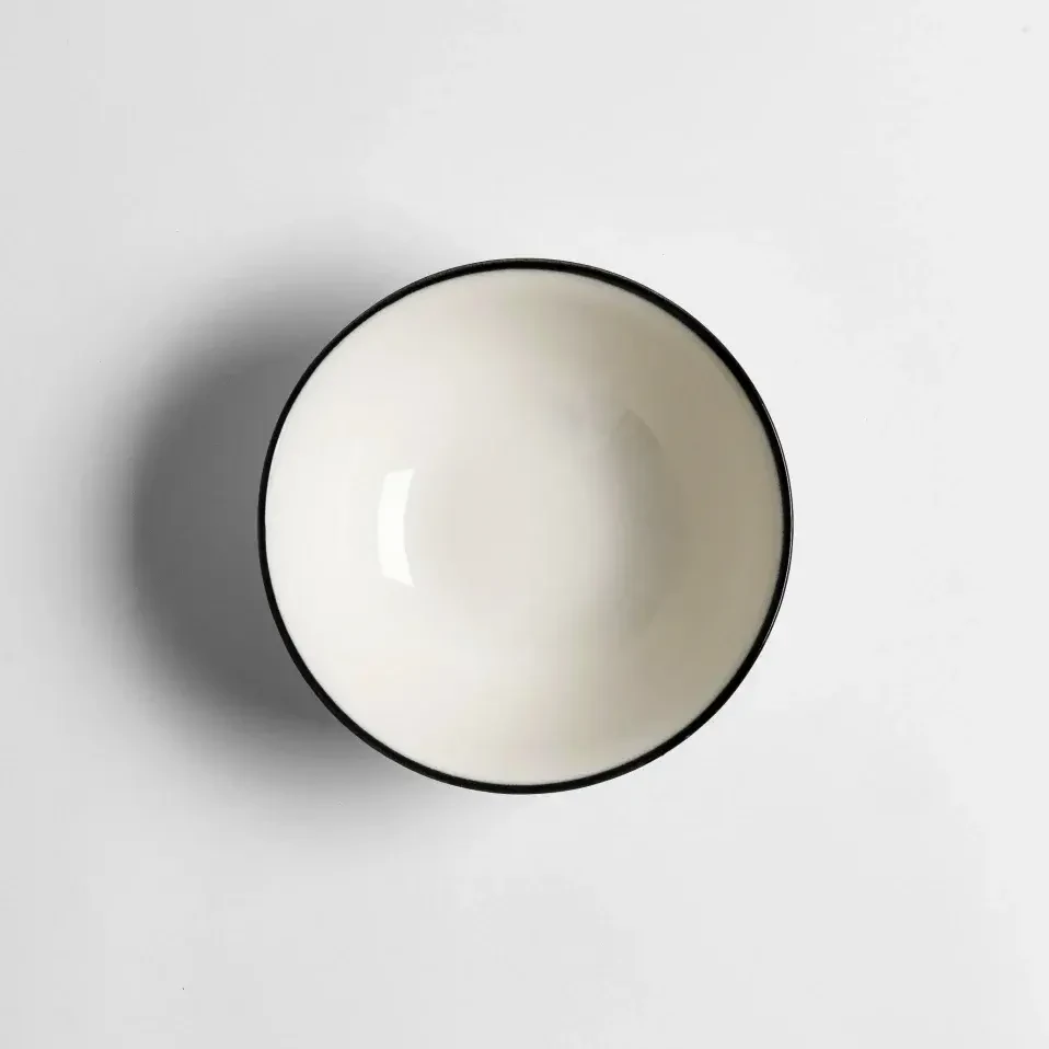 Aspen Siyah Çizgili Kase 16 cm - Qua Home