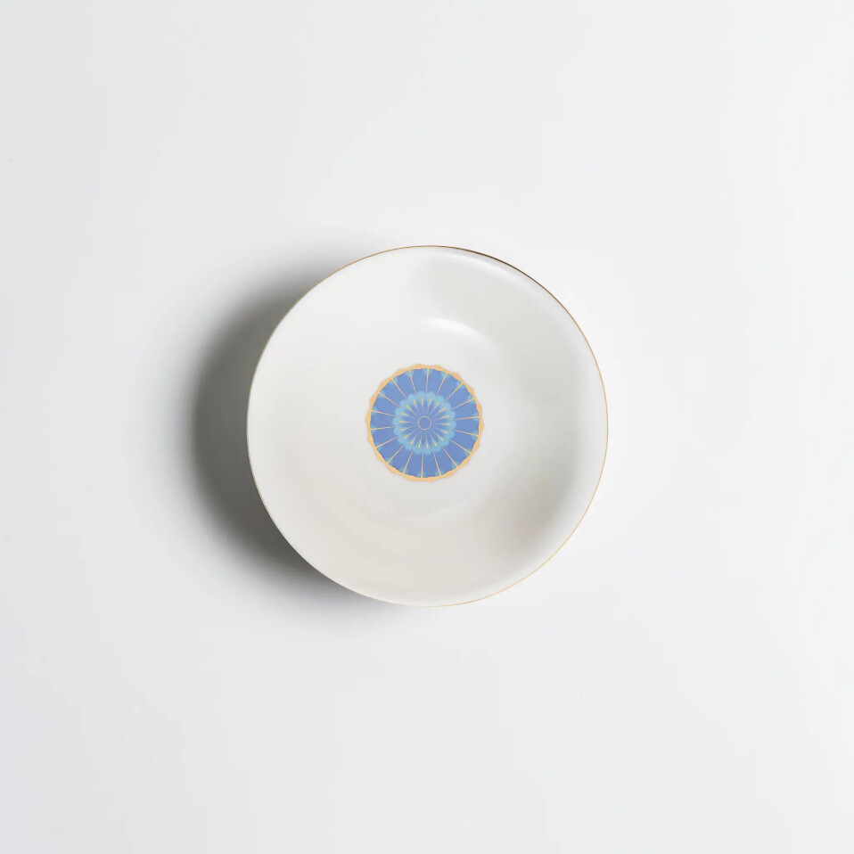 Giselle Mavi Gold Servis Kasesi 11 cm - 1