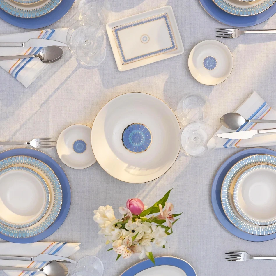 Giselle Mavi Gold Servis Kasesi 11 cm - 5