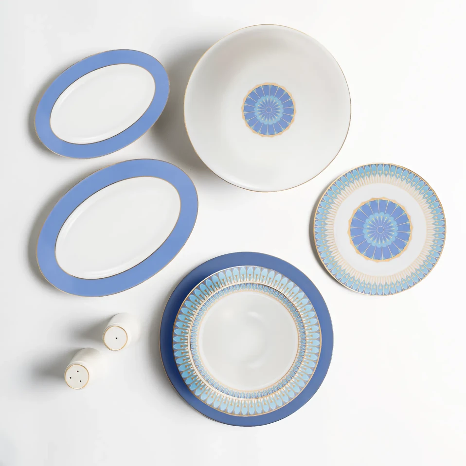 Giselle 1'li Mavi Gold Tuzluk - 4