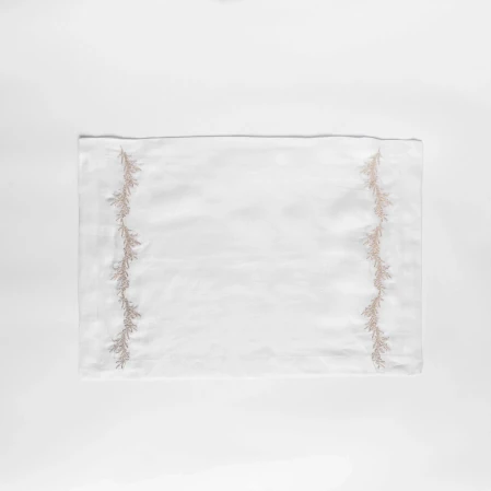 Petite % 100 Keten Beyaz Amerikan Servis 35x50 cm - 1