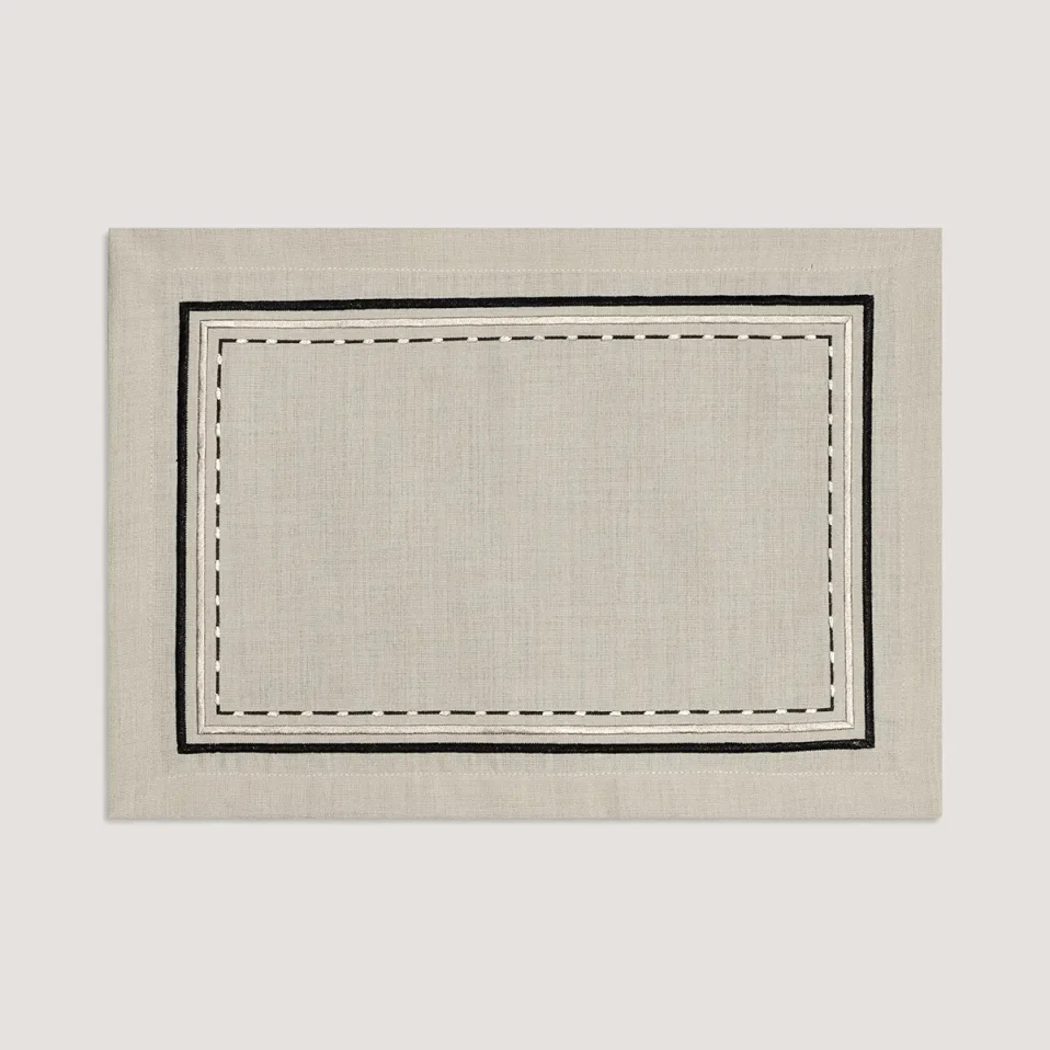 Sahara Amerikan Servis Bej Mavi 35x50 cm - 1