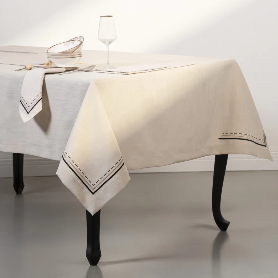 Sahara Masa Örtüsü Bej Mavi - 1