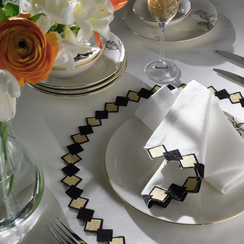 Matilda 2'li Peçete Beyaz - 2