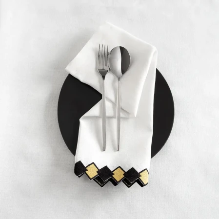 Matilda 2'li Peçete Beyaz - 1