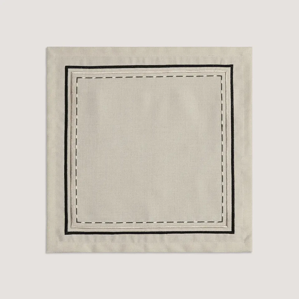 Sahara 2'li Peçete Bej Mavi - 4