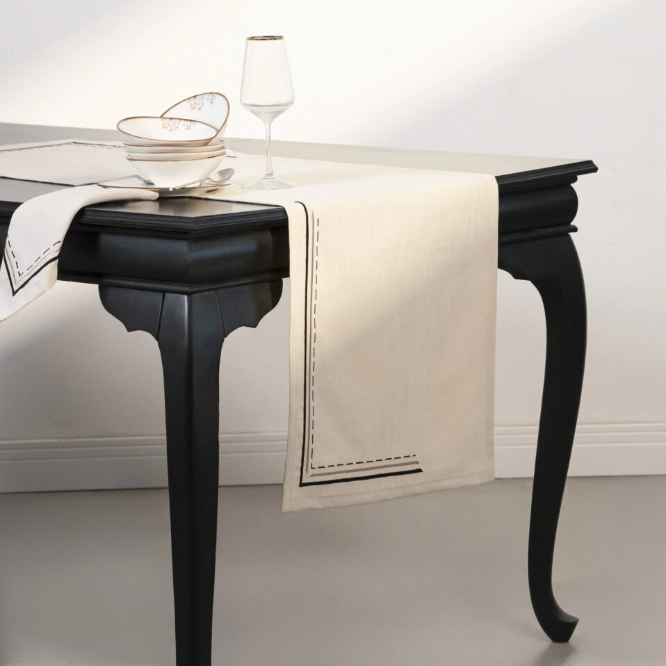 Sahara Runner Bej Mavi 45x150 cm - Qua Home