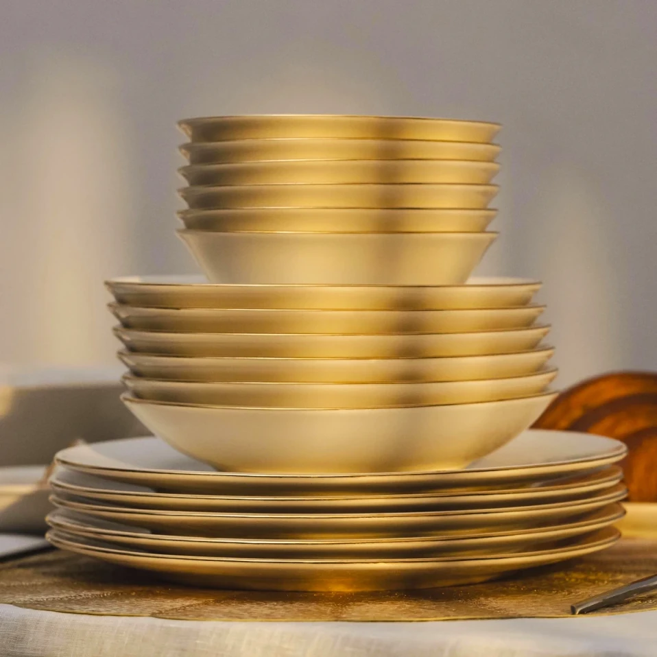 Elias Platin Servis Tabağı 25 cm - 5