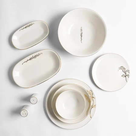 Lyra Gold Servis Tabağı 25 cm - 4