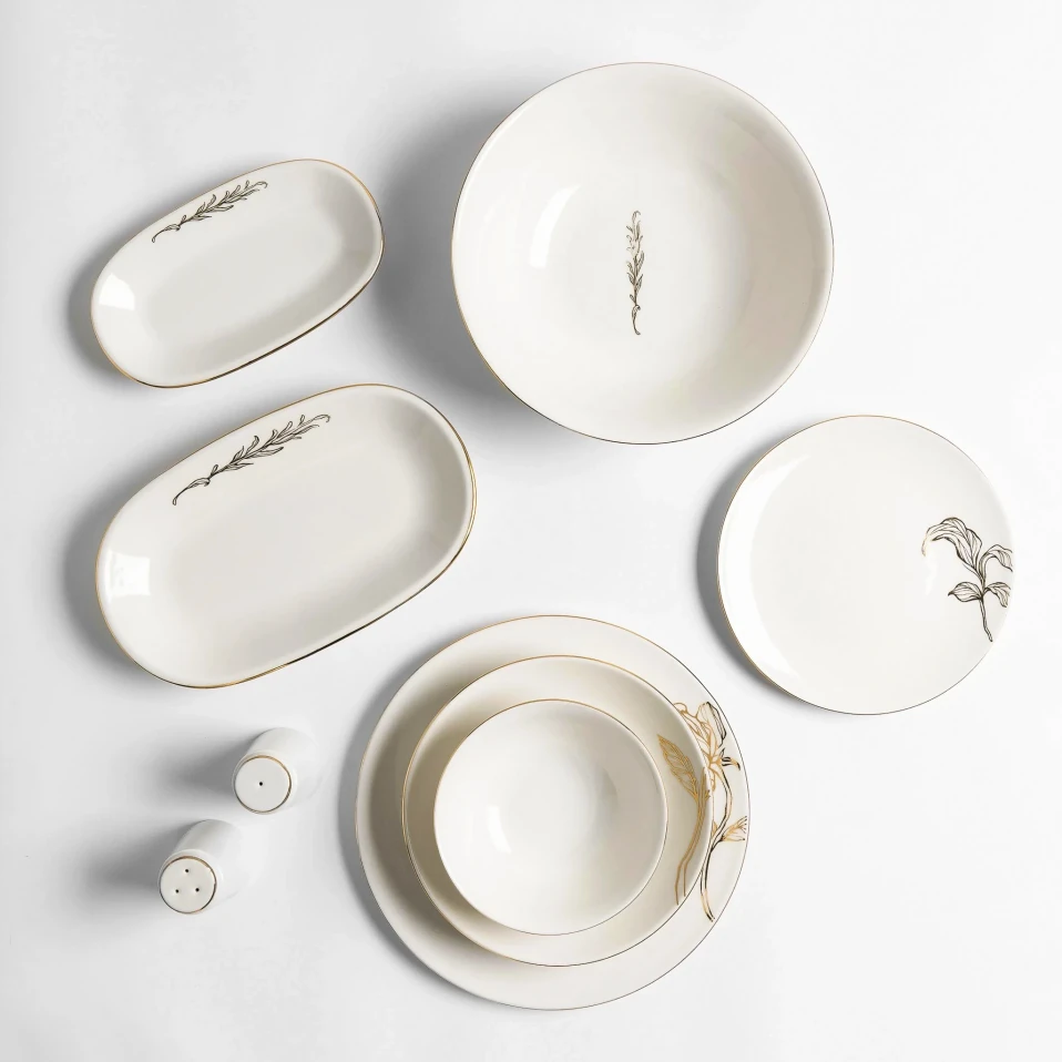 Lyra Gold Servis Tabağı 25 cm - 4