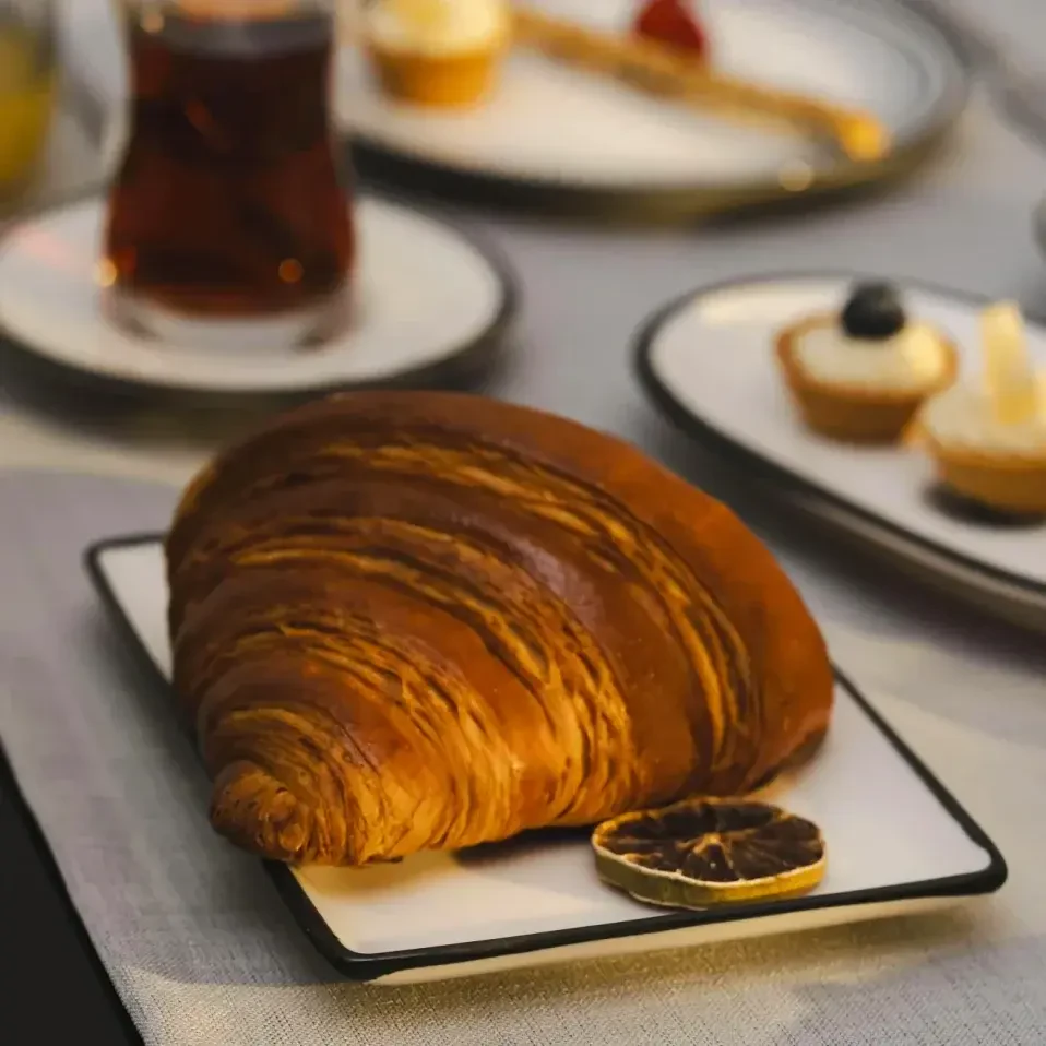 Aspen Siyah Çizgili Sunum Tabağı 13x18 cm - 2