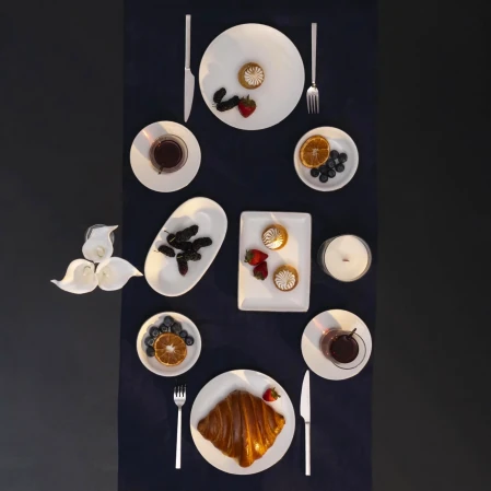 Elias Platin Kayık Tabak 19x11 cm - 5