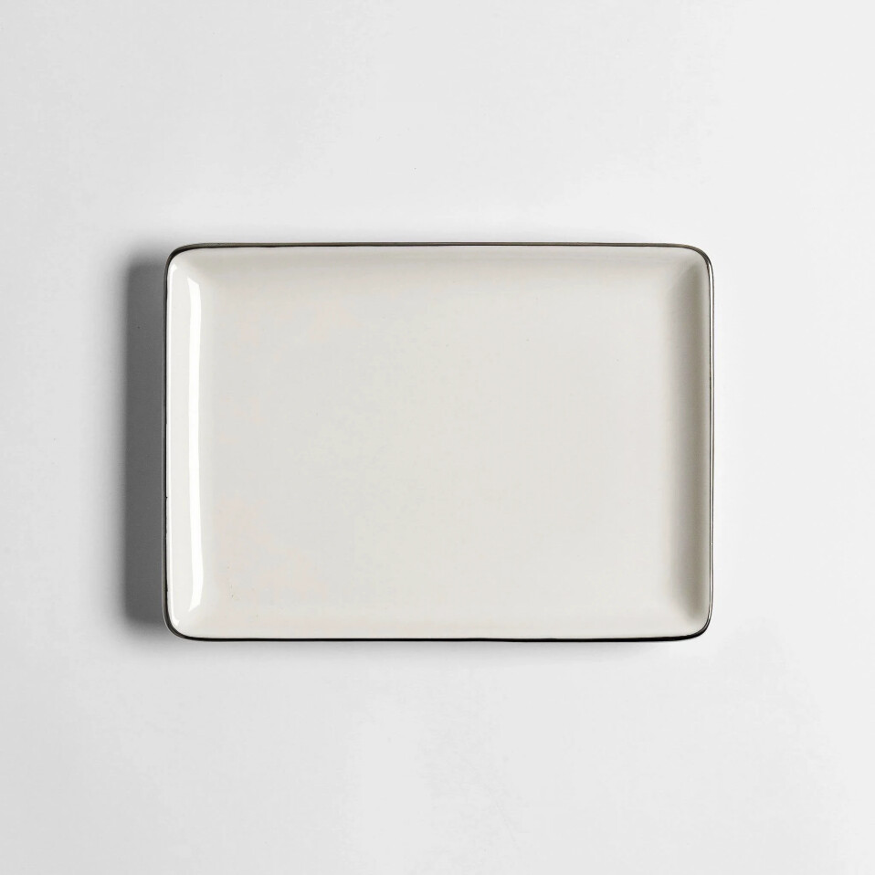 Elias Platin Sunum Tabağı 13x18 cm - Qua Home