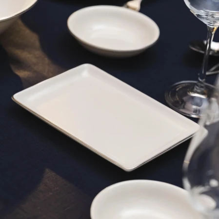 Elias Platin Sunum Tabağı 13x18 cm - 4