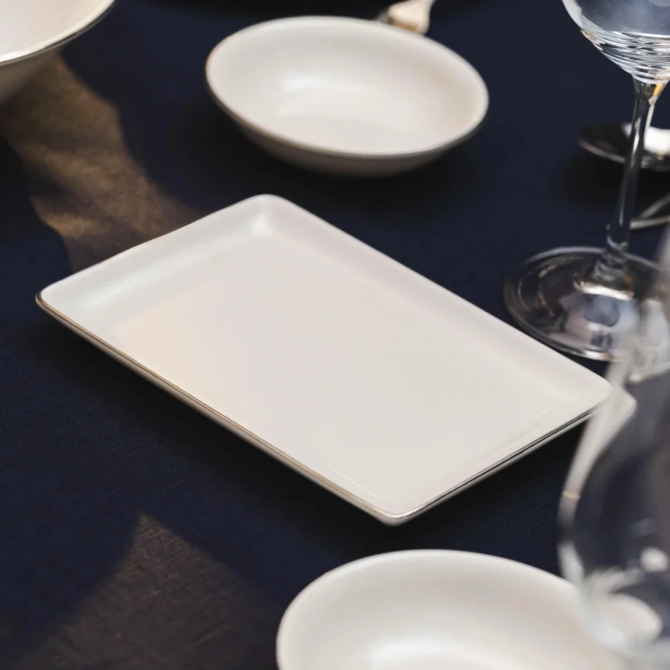 Elias Platin Sunum Tabağı 13x18 cm - 4