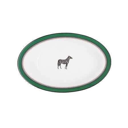 Jungle Muse Kayık Tabak 27 Cm - Qua Home