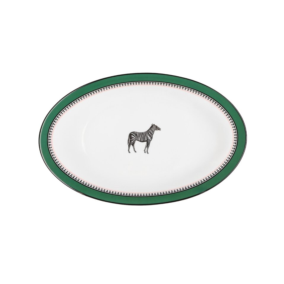 Jungle Muse Kayık Tabak 27 Cm - 1