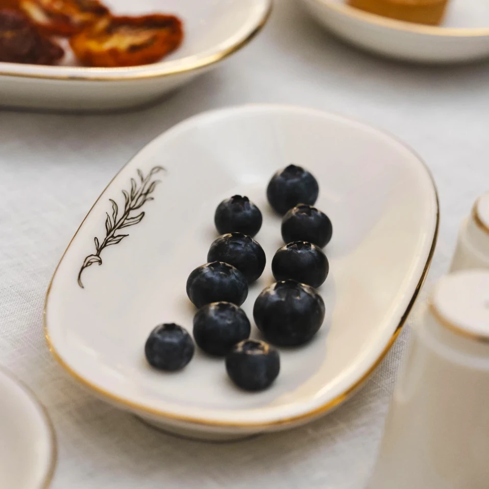 Lyra Gold Kayık Tabak 19x11 cm - 4