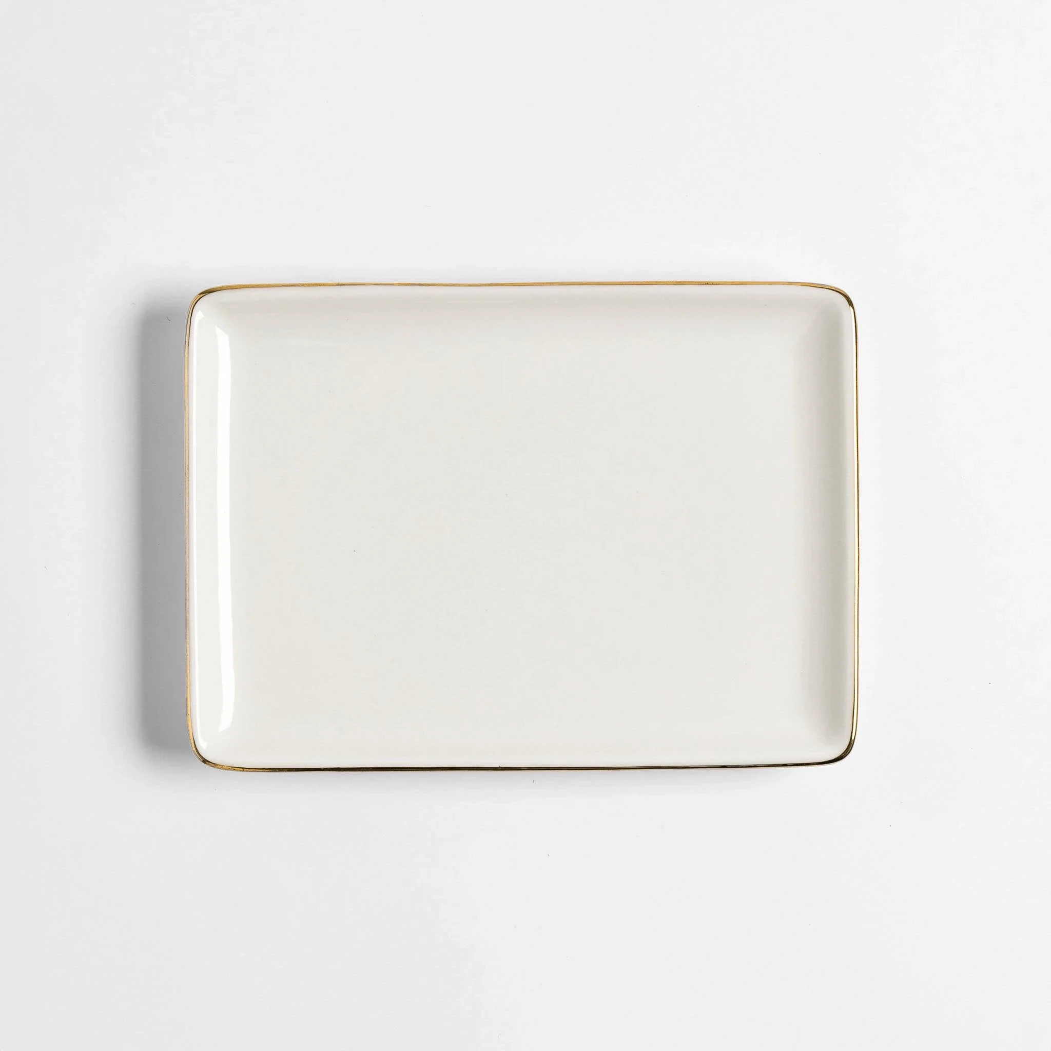 Lyra Gold Sunum Tabağı 13x18 cm - Qua Home