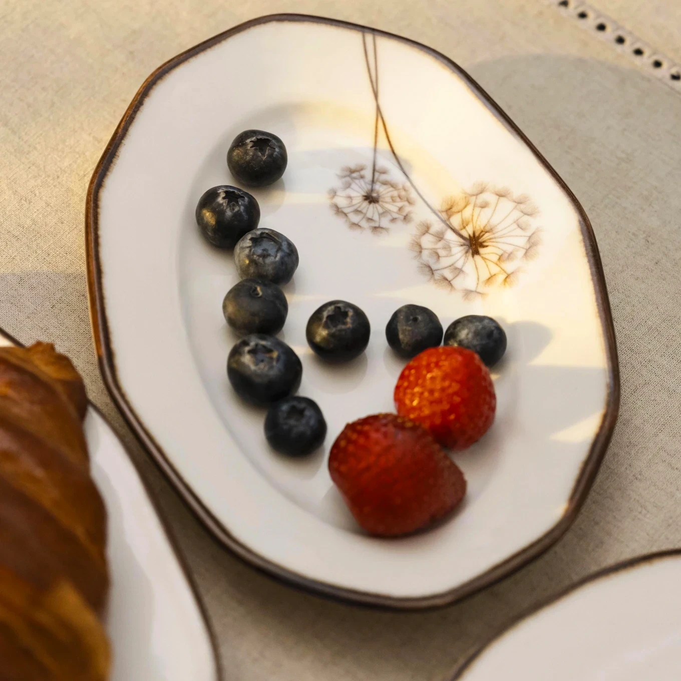 Nash Desenli Kayık Tabak 20 cm - 3