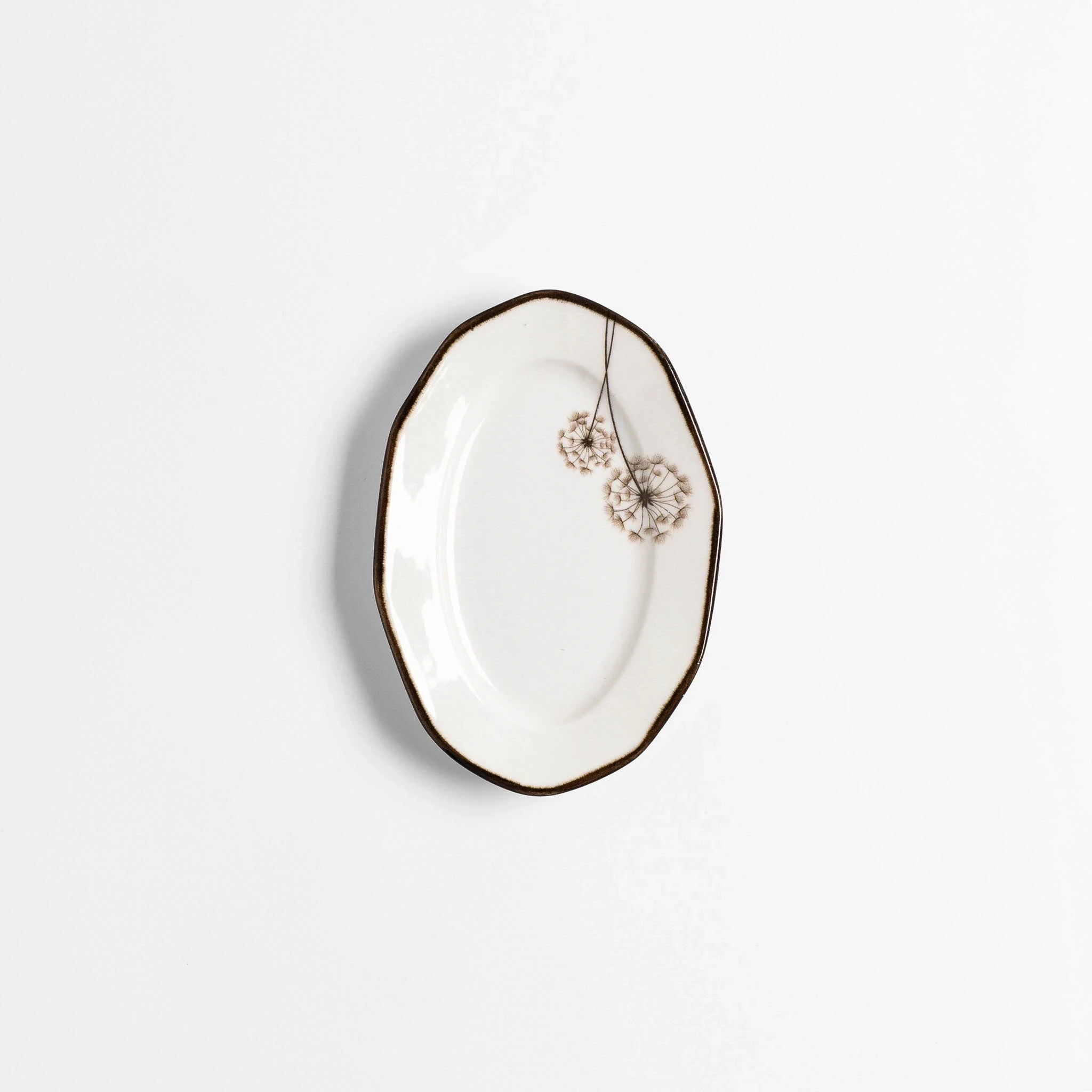 Nash Desenli Kayık Tabak 20 cm - 1