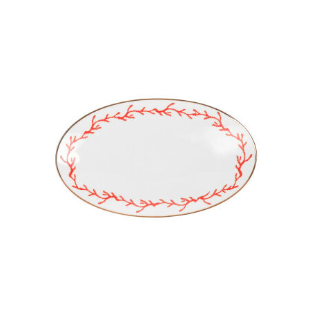 Red Deep Kayık Tabak 24 Cm - Qua Home