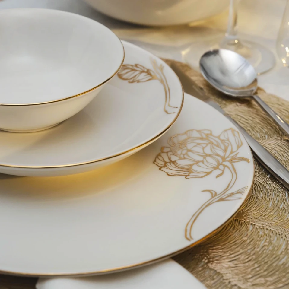 Lyra Gold Çukur Tabak 19 cm - 2