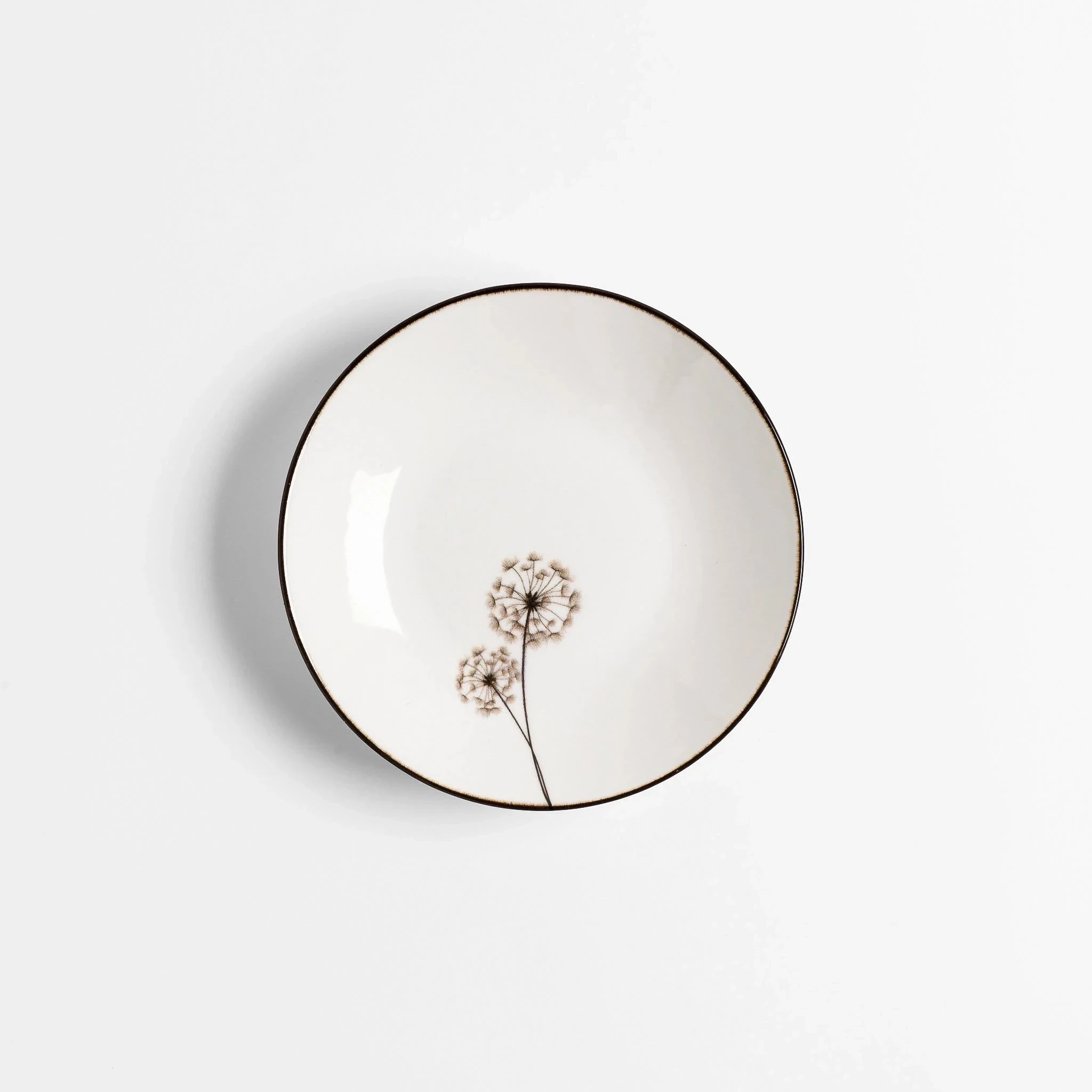 Nash Desenli Çukur Tabak 21 cm - Qua Home