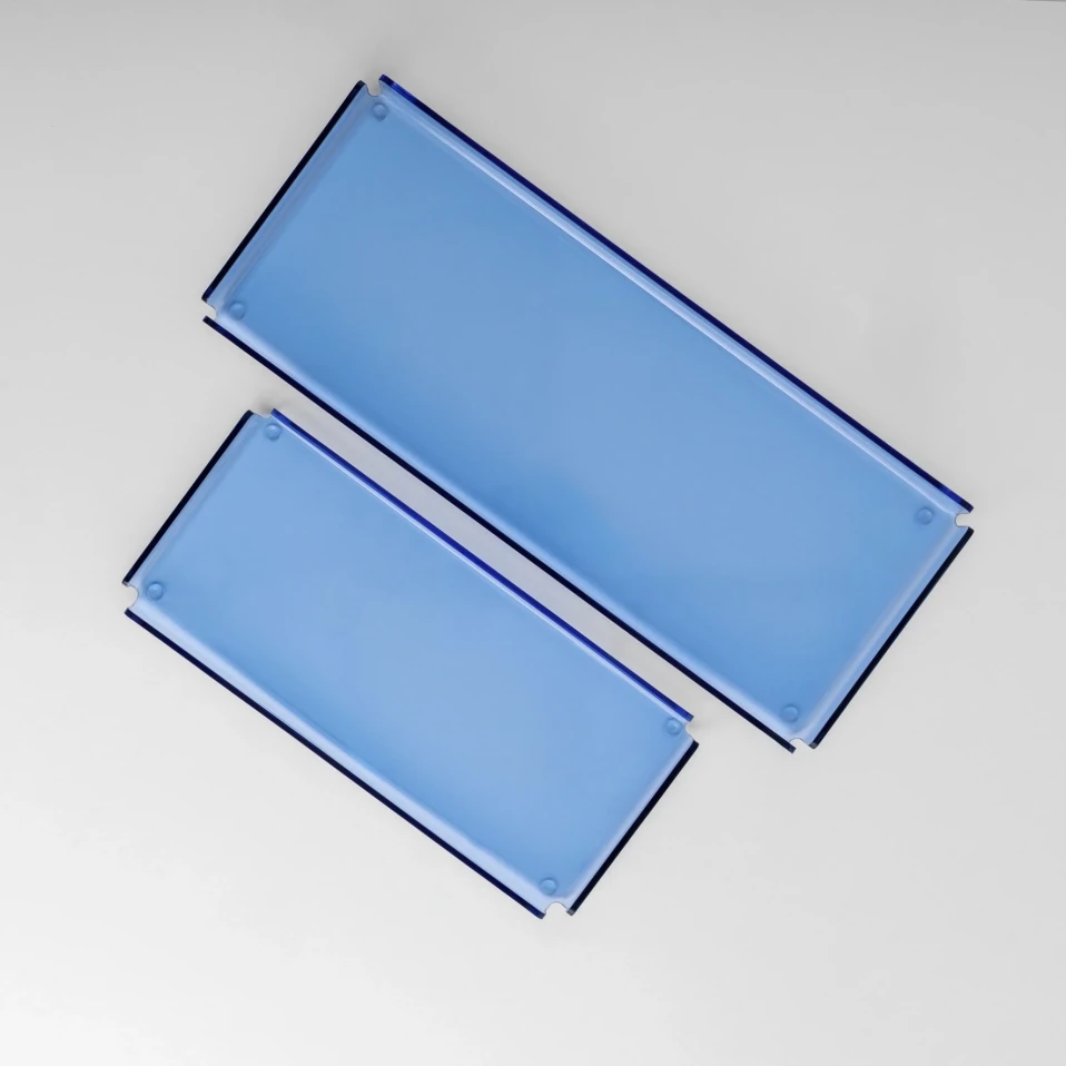 Esbo Pleksi Tepsi Mavi 40x17 cm - 4