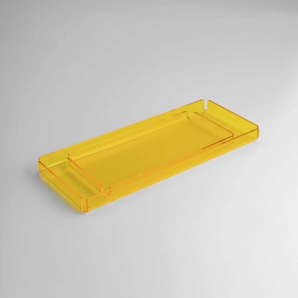 Esbo Pleksi Tepsi Sarı 30x14 cm - 3