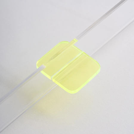 Manta Renkli Kulp Detaylı Pleksi Tepsi 40x17 cm - 3